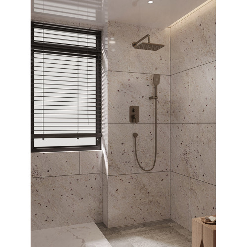 Встраиваемая душевая система VERONA, Графит брашинг