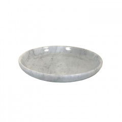 3SC Elegance MARMO Лоток универсальный, круглый, цвет: мрамор bianco carrara/хром