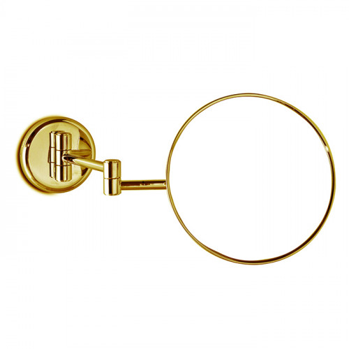 3SC Зеркало косметическое настенное, 3-х кратное увеличение, цвет Polished gold 24KT