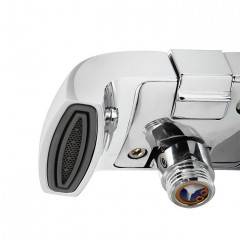 KLUDI JOOP! 55443H775 - Смеситель для ванны (хром - хрусталь зеленый)