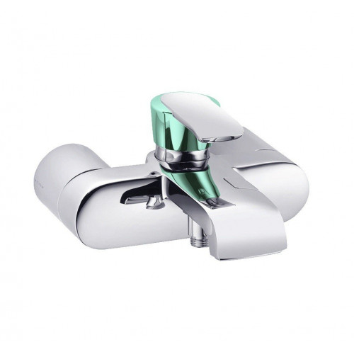 KLUDI JOOP! 55443H775 - Смеситель для ванны (хром - хрусталь зеленый)