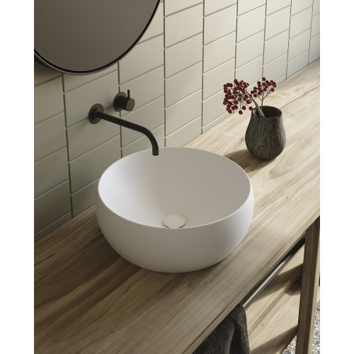 Galassia Dream 7333 Накладная раковина Ø 480 мм (белый глянцевый)