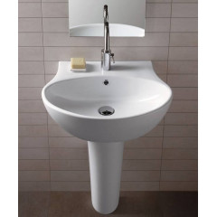 Раковина подвесная на 56 см HATRIA NIDO Y0TT01