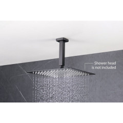 AQ2172MB держатель верхнего душа потолочный 150 мм, матовый черный