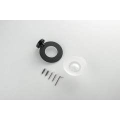 AQ4203MB ОБЕРОН мыльница, матовый черный