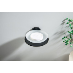 AQ4203MB ОБЕРОН мыльница, матовый черный