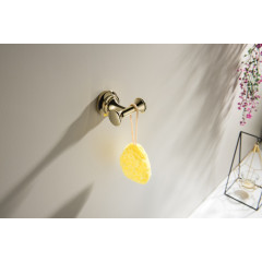 AQ4502PG КЛАССИК крючок двойной, полир. золото