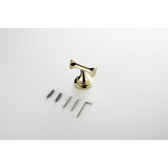 AQ4502PG КЛАССИК крючок двойной, полир. золото