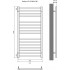 Либерти П16 500х1100 Полотенцесушитель Aquatek (черный муар)