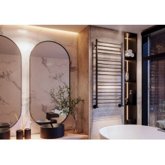 Либерти П16 500х1100 Полотенцесушитель Aquatek (черный муар)