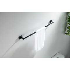 AQ4314MB ЛИБРА полотенцедержатель 600 мм, матовый черный