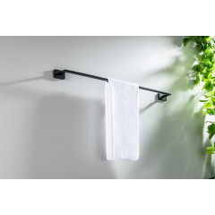 AQ4314MB ЛИБРА полотенцедержатель 600 мм, матовый черный