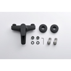 AQ1140MB БЕТТА смеситель для ванны, матовый черный