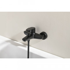 AQ1140MB БЕТТА смеситель для ванны, матовый черный