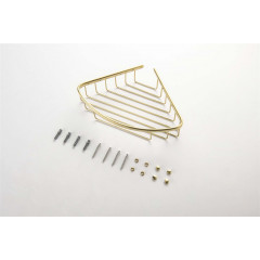 AQ4906BG угловая полка, шлиф. золото