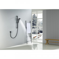 AQ2019MB ЛИБРА душевой гарнитур 3jet 68 см, матовый черный