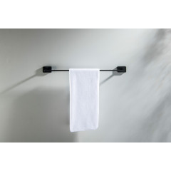 AQ4320MB ЛИБРА полотенцедержатель 450 мм, матовый черный