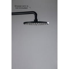 AQ2086MB круглый верхний душ 220*12 мм, матовый черный