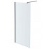 AQ WIW 12020GM Душевая перегородка Walk in с держателем 1200x2000 профиль оружейная сталь, стекло прозрачное