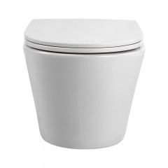 AQ1904T-00 ВЕГА Унитаз-компакт подвесной TORNADO 490*360*320мм, тонкое сиденье с механизмом плавного закрывания, крепеж