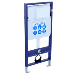 Set AQUATEK ЕВРОПА (рама AQUATEK Standard INS-0000012+звукоизоляционная прокладка+унитаз ЕВРОПА AQ1106-00+тонкое сиденье с механизмом плавного закрыва