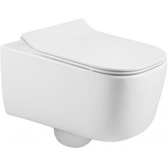 SET AQUATEK ЛУГАНО-017 4в1 (рама AQUATEK Standard INS-0000012+ кркпеж KKI-0000002+клавиша KDI-0000017+унитаз ЛУГАНО AQ2002-00 с тонким сиденьем soft-c