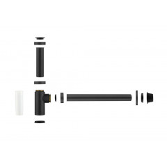 AQ6012MB сифон, матовый черный