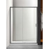 AQ ARI RA 12020GM Душевая дверь двухэлементная, раздвижная1200x2000 профиль оружейная сталь, стекло прозрачное