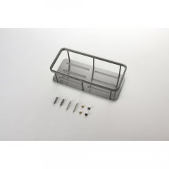 AQ4936BGM полка для душа, оружейная сталь (шлиф. черный хром)