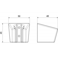 AQ2402CR держатель ручного душа