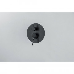 AQ1346MB ЕВРОПА смеситель для ванны 2 режима (внешняя и скрытая часть), матовый черный