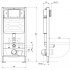 SET AQUATEK ЛЕЯ Т (рама AQUATEK Standard INS-0000012, клавиша KDI-0000017 ,KKI-0000002 крепёж+унитаз ЛЕЯ AQ1199T-00 с тонким сиденьем soft-close