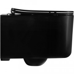 AQ0204-MB крышка-сиденье для унитаза AQ2004, черная