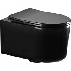 AQ0204-MB крышка-сиденье для унитаза AQ2004, черная