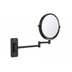 AQ4911MB зеркало косметическое настенное 5х, матовый черный