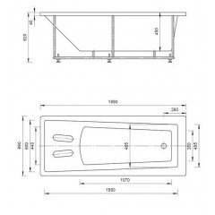 Либра 170 (только ванна с уп.) ПРОДАЕМ ИЗ НАЛИЧИЯ