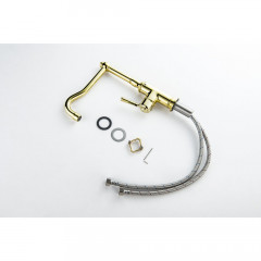 AQ1580PG КЛАССИК смеситель для кухни, полир. золото