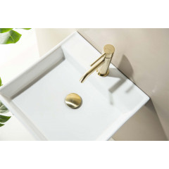 AQ6003BG сливной набор для раковины Push-open без перелива, шлиф. золото