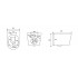 SET AQUATEK НИКА-017 4в1 (рама AQUATEK Standard INS-0000012+крепеж KKI-0000002+клавиша KDI-0000017+унитаз НИКА AQ2009-00 с тонким сиденьем soft-close)