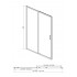 AQ ARI RA 12020GM Душевая дверь двухэлементная, раздвижная1200x2000 профиль оружейная сталь, стекло прозрачное