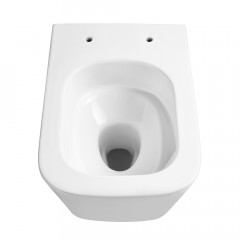 AQ1505T-00 ЛИБРА Унитаз подвесной TORNADO безободковый 510*345*340, тонкое сиденье с механизмом плавного закрывания, крепеж