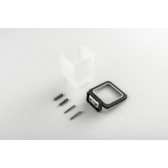 AQ4304MB ЛИБРА стакан с держателем, матовый черный