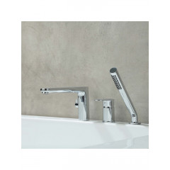 AQ1848CR НИКА смеситель на борт ванны на 3 отв.