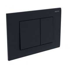 KDI-0000012 (001D) Панель смыва Черная матовая (клавиши квадрат)