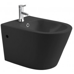 AQ1057-MB ВЕГА Биде подвесное 530*360*330, цвет черный матовый