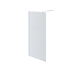 AQ WIW 14020CH Душевая перегородка Walk in с держателем 1400x2000 профиль хром, стекло прозрачное