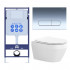 SET AQUATEK ЛЕЯ-016 4в1 (рама AQUATEK Standard INS-0000012+крепеж KKI-0000002+клавиша KDI-0000016+унитаз ЛЕЯ AQ1199-00 с тонким сиденьем soft-close)