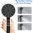AQ2006MB ОБЕРОН ручной душ Select 120 3 jet, матовый черный