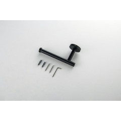 AQ4208MB ОБЕРОН бумагодержатель, матовый черный