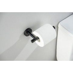 AQ4208MB ОБЕРОН бумагодержатель, матовый черный